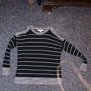 LOFT Cold Shoulder Sweater